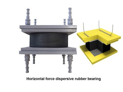 Horizontal Force Dispersed Rubber Bearings